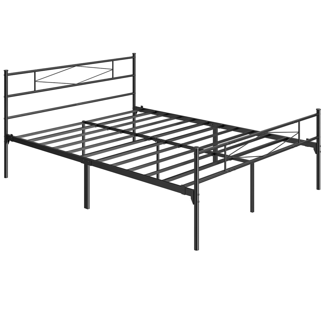 5ft King Bed Frame with Headboard and Footboard, Metal Platform Bed Fr