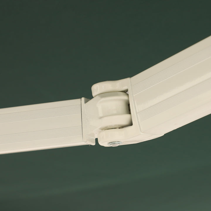 Manual Retractable Awning, 3.5x2.5 m-Green