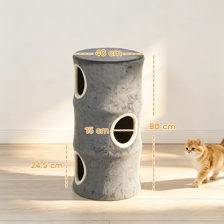 Cat House for Indoor Kittens, Cat Condo with Removable Washable - view 3