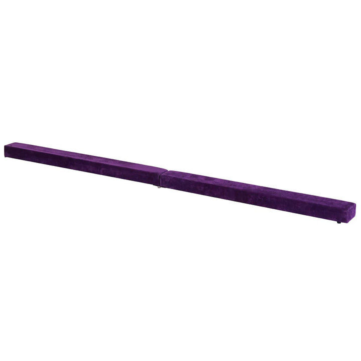 HOMCOM Balance Beam Trainer, 2.4 m-Purple | Aosom UK