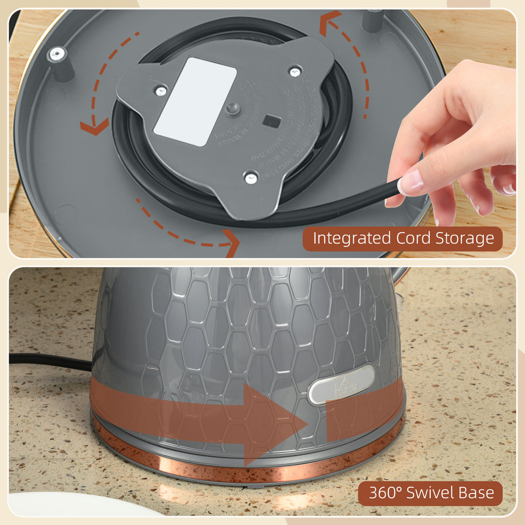 3kW Rapid Boil Honeycomb Kettle - Grey