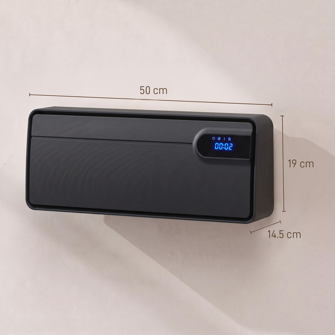 Smart Electric Heater, 2000W Ceramic Wall Space Heater, App Wifi - view 3