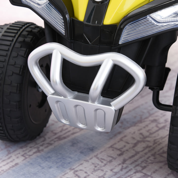 MCL No Power Ride on Car Toddler Kids Walker Foot To Floor Slider w/ Music Lights for 18 - 36 Months Yellow