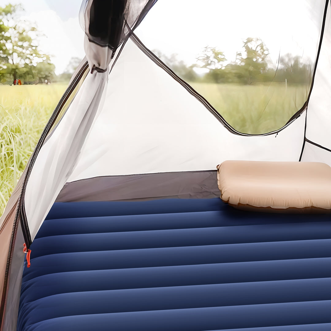 2 Person Camping Inflatable Mattress - Navy Blue