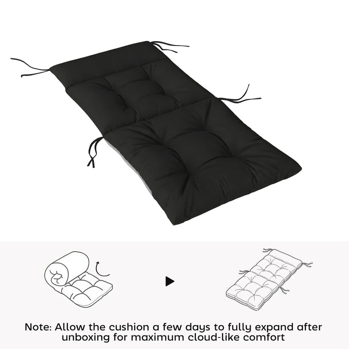 Patio Chair Cushions Set of 4, Waterproof Non-Slip Lounge Chair Cushio