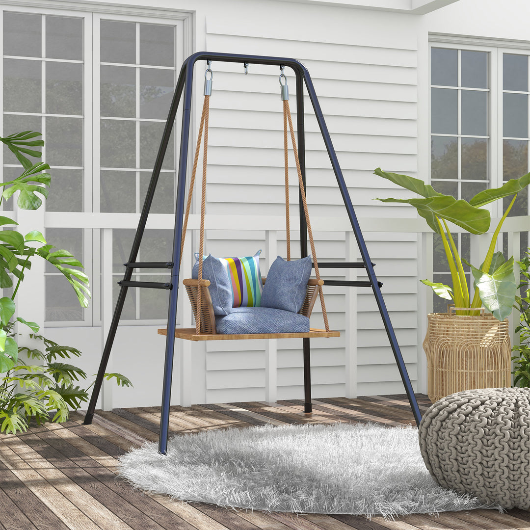 Hammock Chair Stand, Hanging Heavy Duty Metal Frame Hammock Stand for 