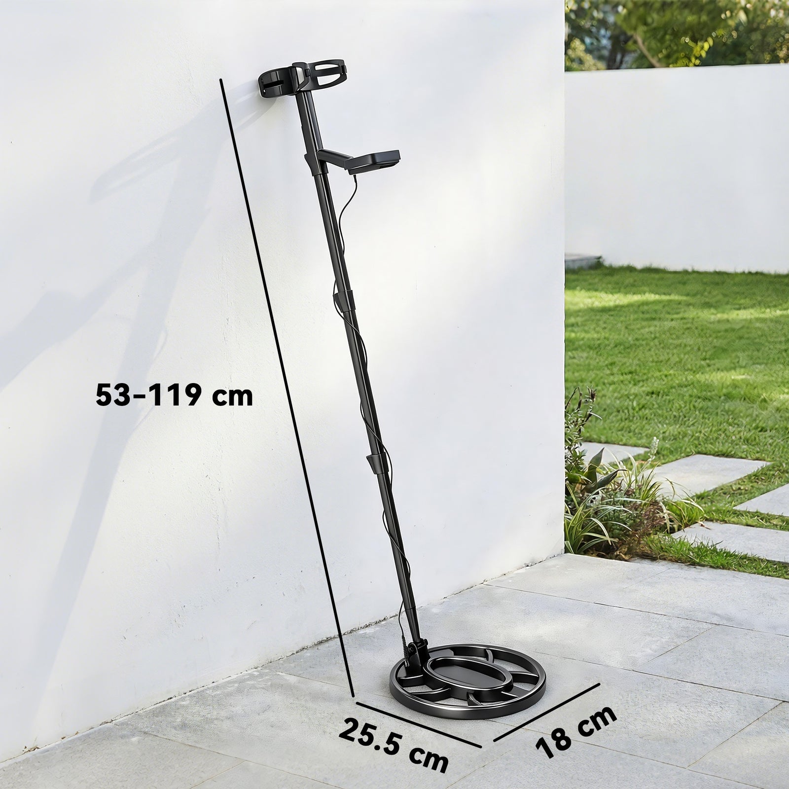 Metal Detector for Adults, IP68 Waterproof Search Coil with LCD Displa