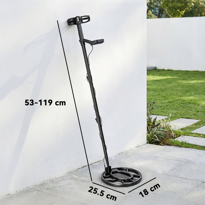 Metal Detector for Adults, IP68 Waterproof Search Coil with LCD Displa