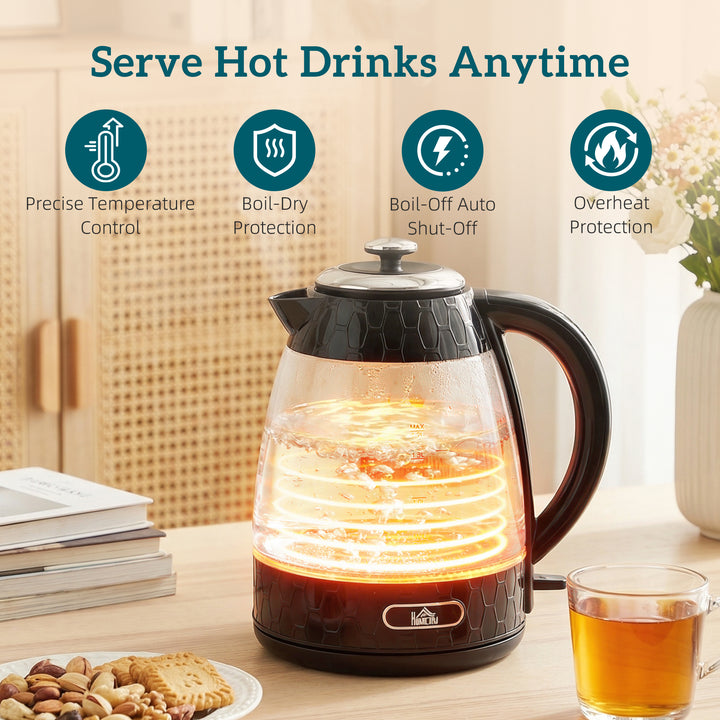 Kettle and Toaster Set, 1.7L 3000W Rapid Kettle with Limescale Filter, 2 Slice Toaster with 7 Browning Controls