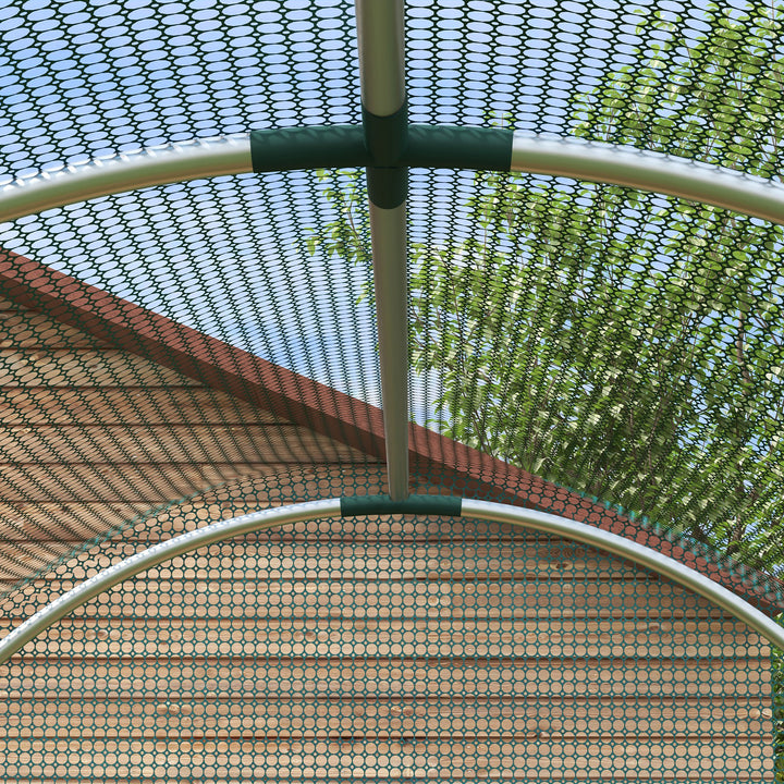 240 x 120cm Mini Polytunnel Greenhouse
