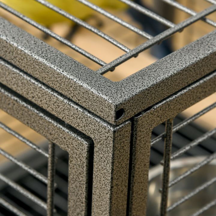 Parrot Cage, Travel Carry Pet Bird Cage, with Metal Handle