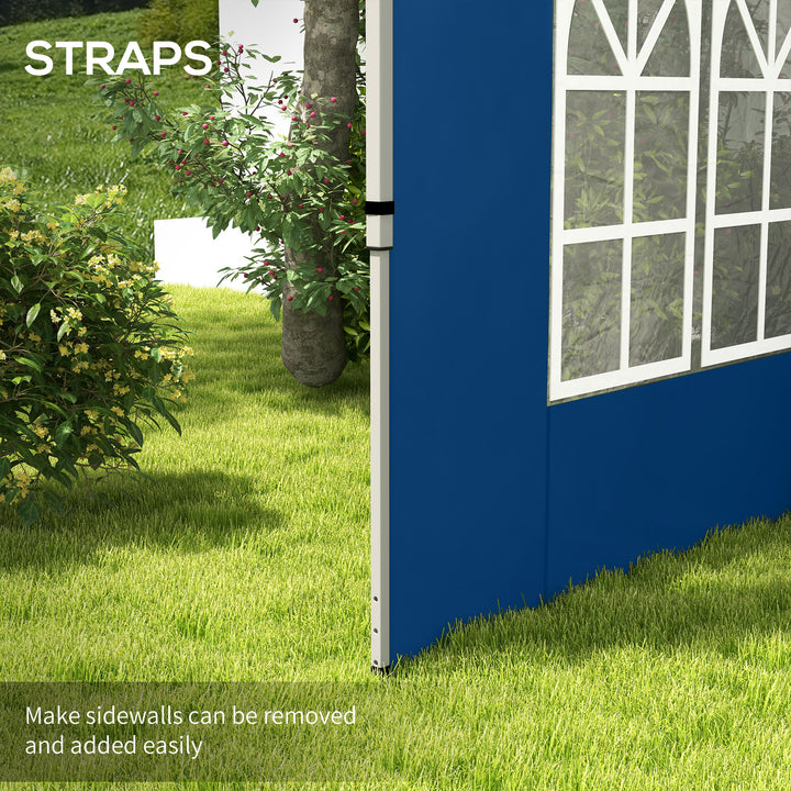 Set of 2 Gazebo Side Panels - Blue