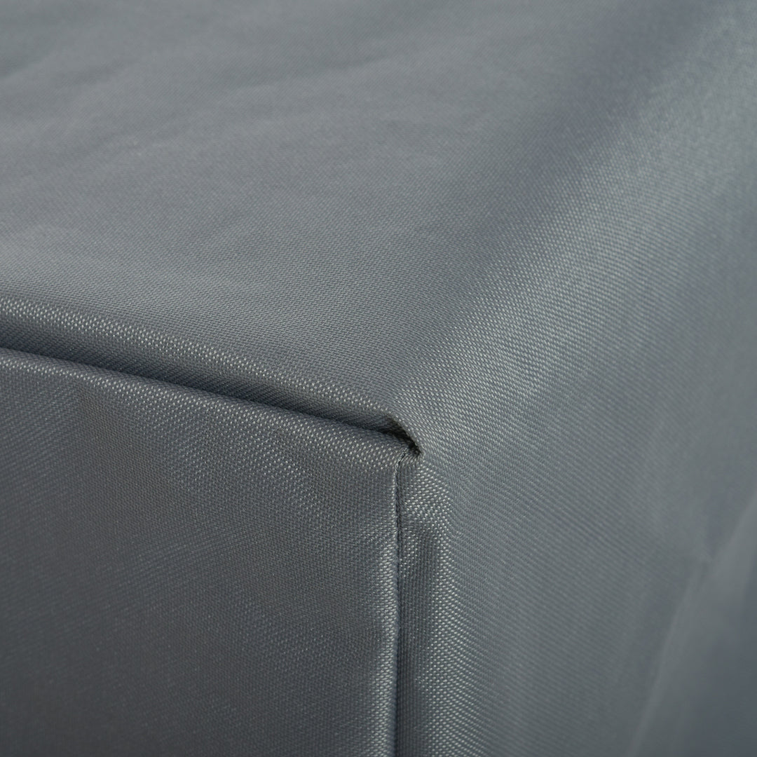 MCL 200x73cm Outdoor Garden Rattan Furniture Protective Cover Water UV Resistant Grey