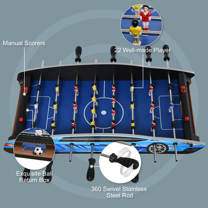 29 Inch Mini Tabletop Football Foosball Gaming Table Play Fun Game Toy 74.5L x 36.1W x 12H CM