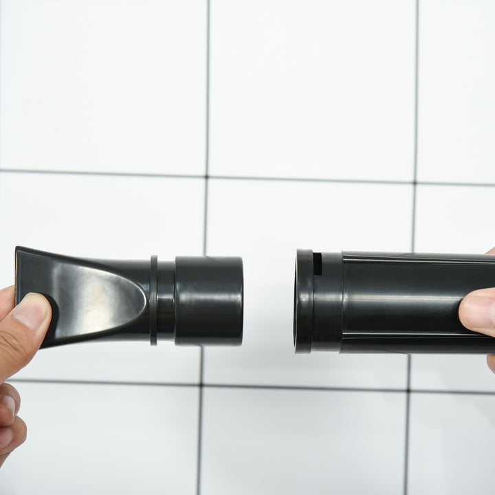 MCL Dog Hair Dryer Pet Grooming Blaster Dryer Blower Adjustable Temperature Speed with 2.1M Flexible Hose 3 Nozzles - Purple