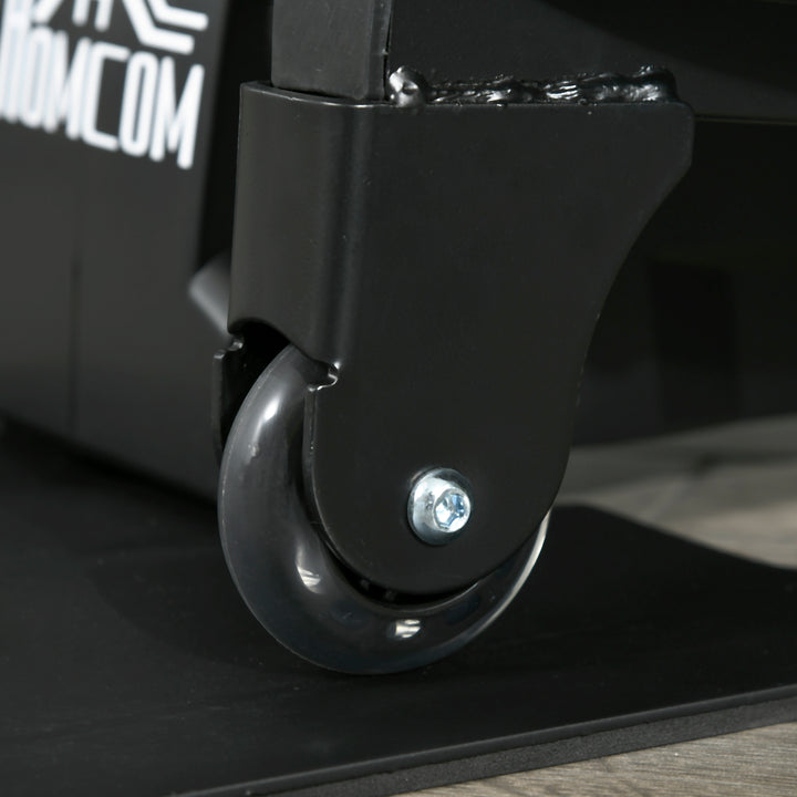 MCL Mini Manual Elliptical Bike, Compact Elliptical Cross Trainer Fitness Workout w/ LCD Monitor, Anti-Slip Pedals, Adjustable Resistance for Home Office