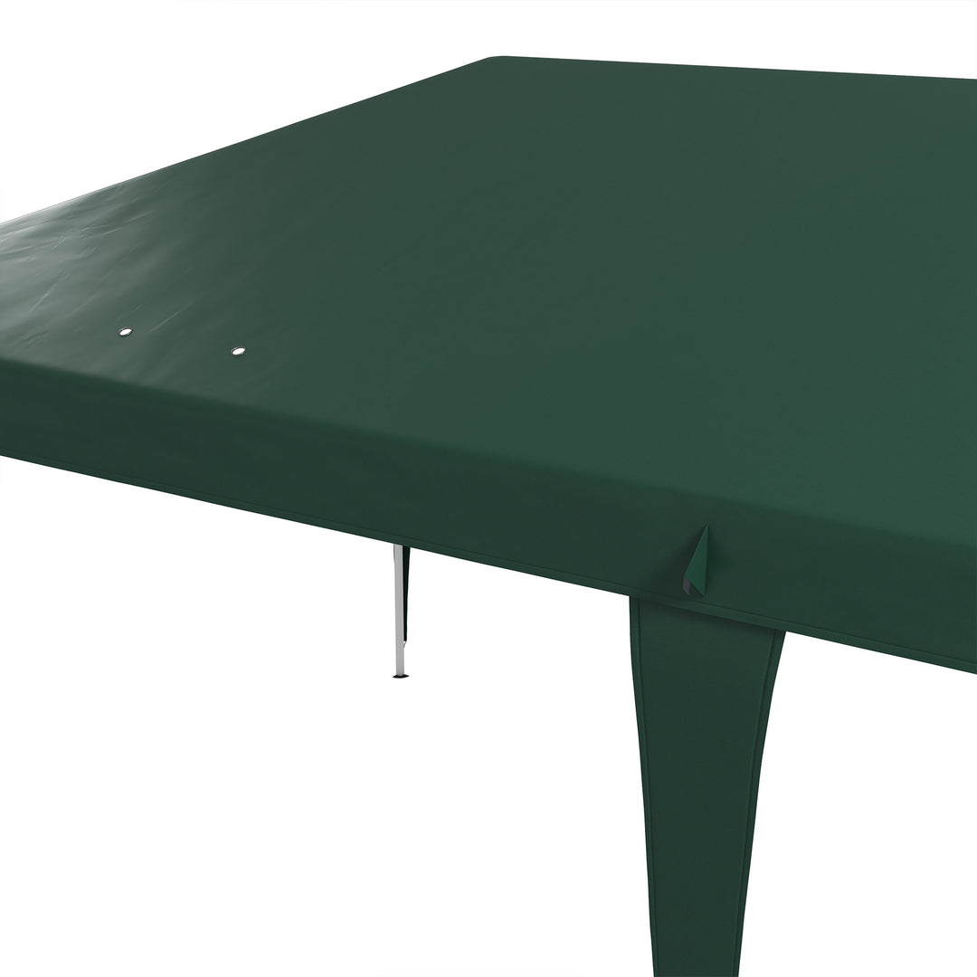 6 x 3 m Pop-Up Steel Frame Gazebo - Green