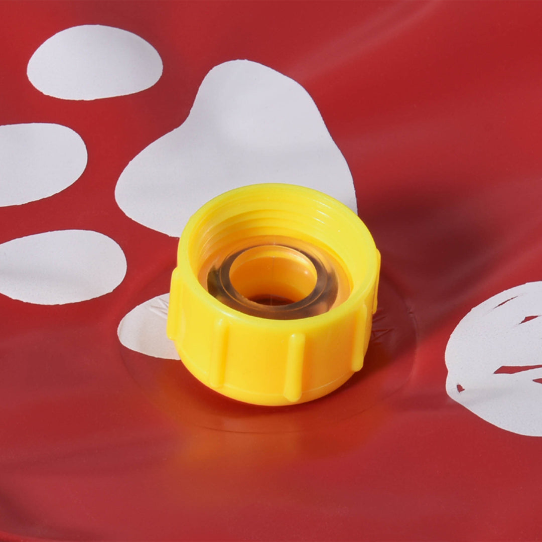 MCL Dog Splash Pad, Pet Sprinkler Mat, Non-Slip Dog Paddling Pool, Foldable Outdoor Sprinkler and Splash Mat Water Play for Garden, Patio, Summer Fun, 150 cm