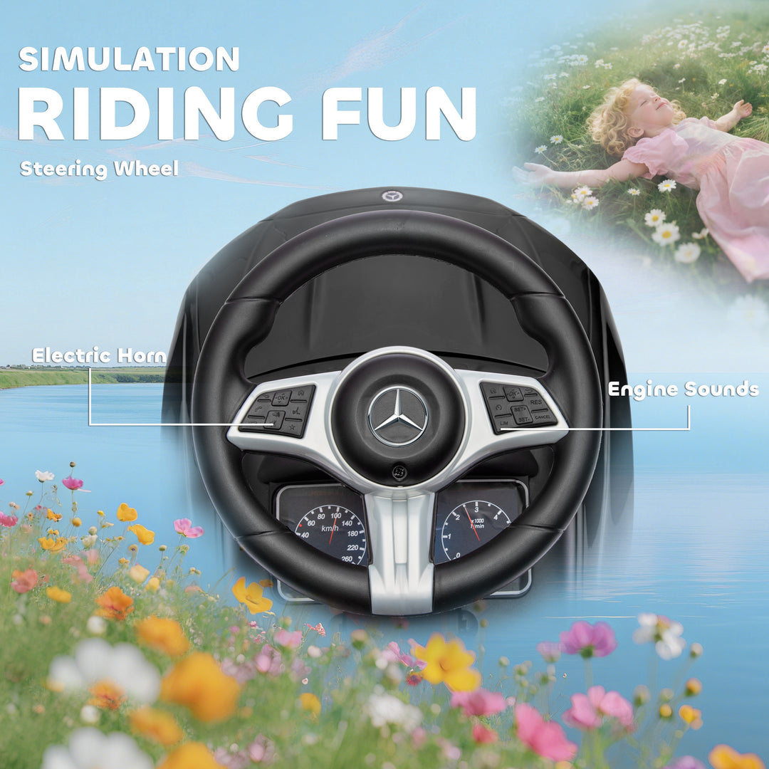 2 in 1 Baby Ride on Push Car Mercedes-Benz C-Class Licensed Walker Foo