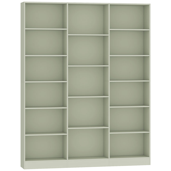 Bookcase with Open Storage, 6-Tier Bookshelf with Anti-Tipping Hardwar