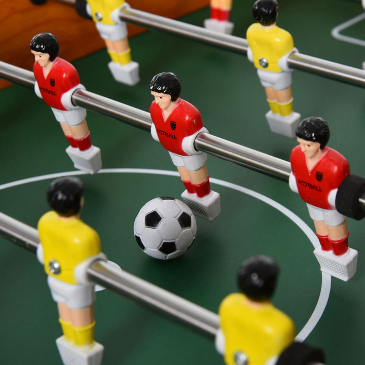 Football Table Heavy Duty  84.5cm for Arcades, Pub, Game Room, 8 Rods, 2 Foosballs