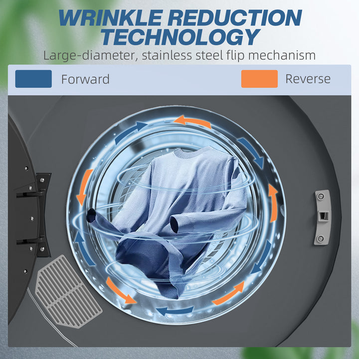 4kg Compact 40-60℃ Tumble Dryer - Grey