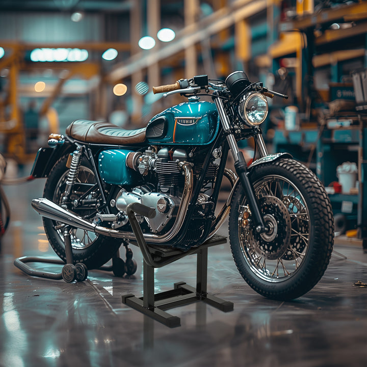 MCL Steel Motorbike Jack Lift, 27.5 / 39.5 H cm - Black