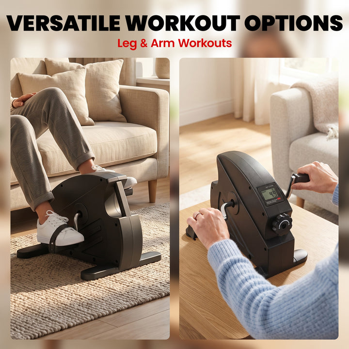 Mini Exercise Bike with Stepless Adjustable Resistance, LCD Display - view 4