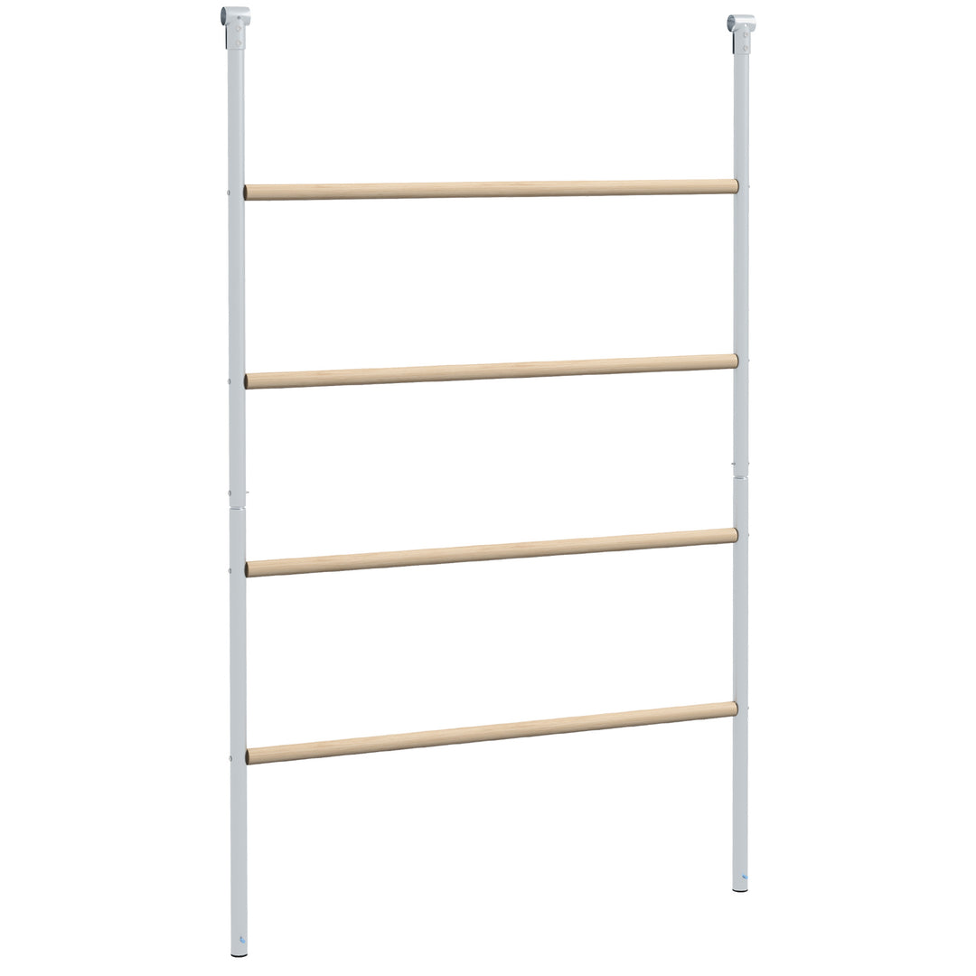Chicken Perch for Coop, Wooden and Galvanised Steel Roosting Bar Jungle Gym, Chicken Roosting Ladder for Backyard Farm
