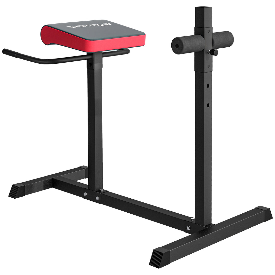 Back Extension Roman Chair, Hyperextension Bench with Adjustable Leg R