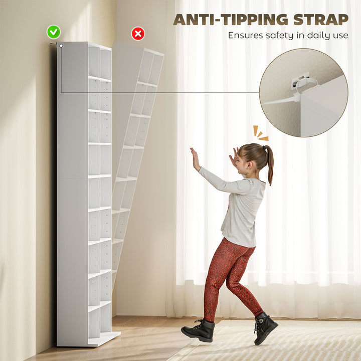640 CD Storage Tower - White