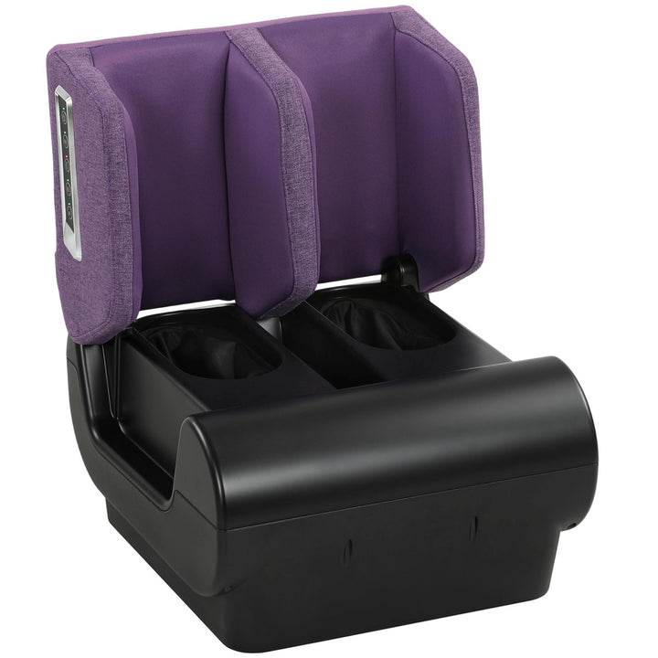 2 in 1 Foot and Calf Massager with Heat, Air Compression, Timer, 3 Mod