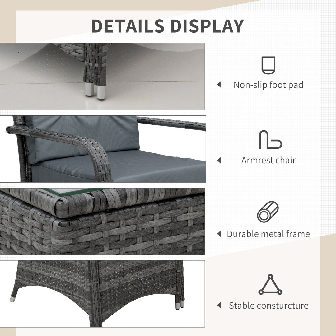 Outsunny Rattan Garden Furniture 2