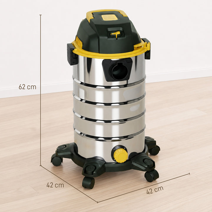 1400W Vacuum Cleaner, 3-in-1 Wet and Dry Vacuum Cleaner with Blowing M