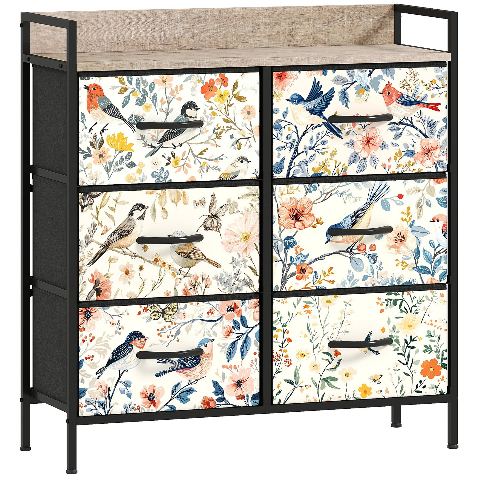 6-Drawer Chest of Drawers - White