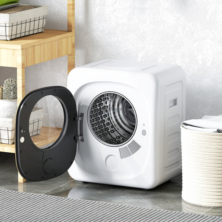4kg Vented Tumble Dryer with 5 Drying Mode, 800W Compact Freestanding 