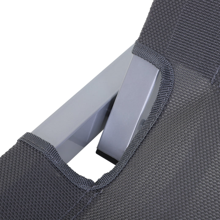 MCL Sun Lounger Relaxer Recliner w/ 5-Position Adjustable Backrest Pool Sun Bathing