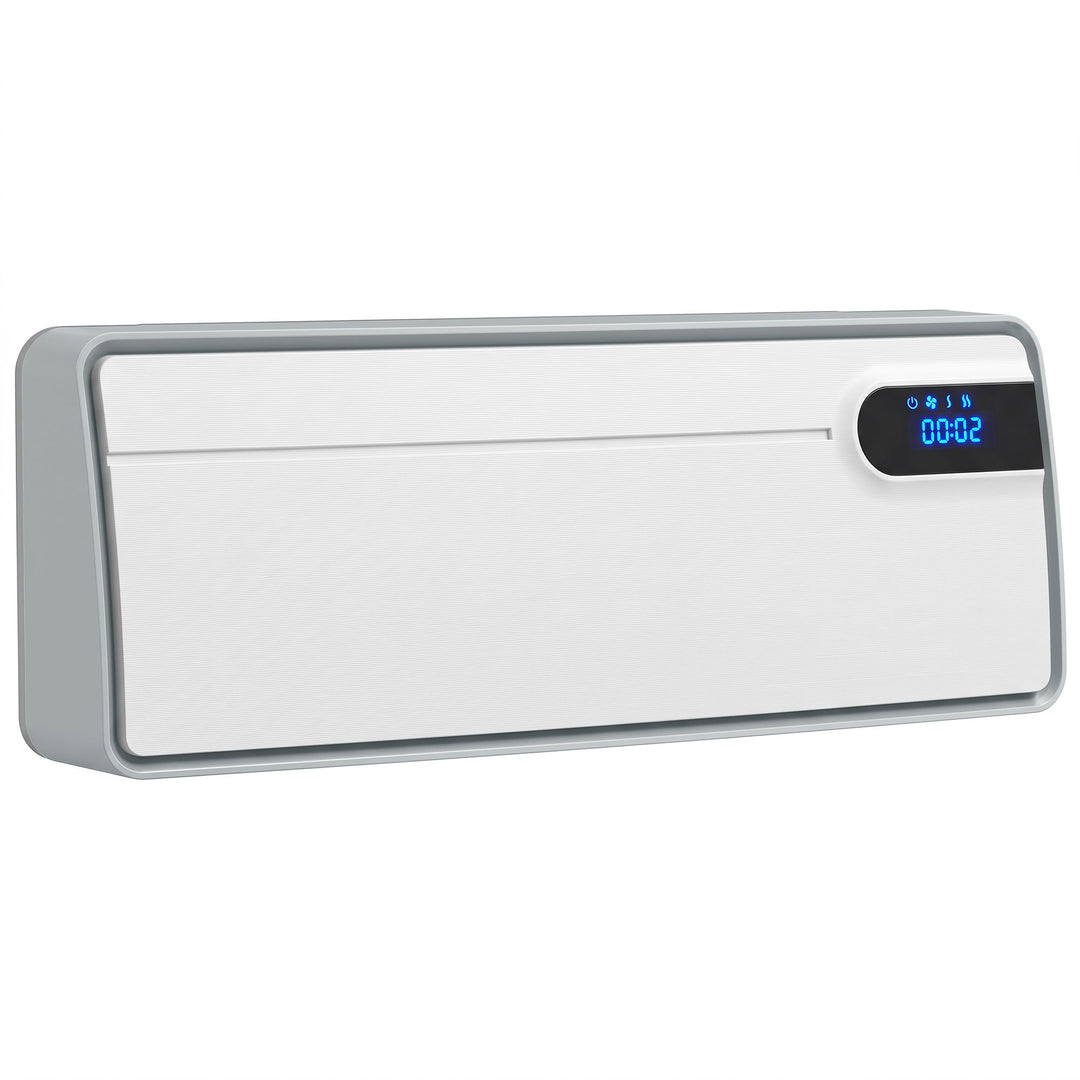 Smart Electric Heater, 2000W Ceramic Wall Space Heater, App Wifi - White