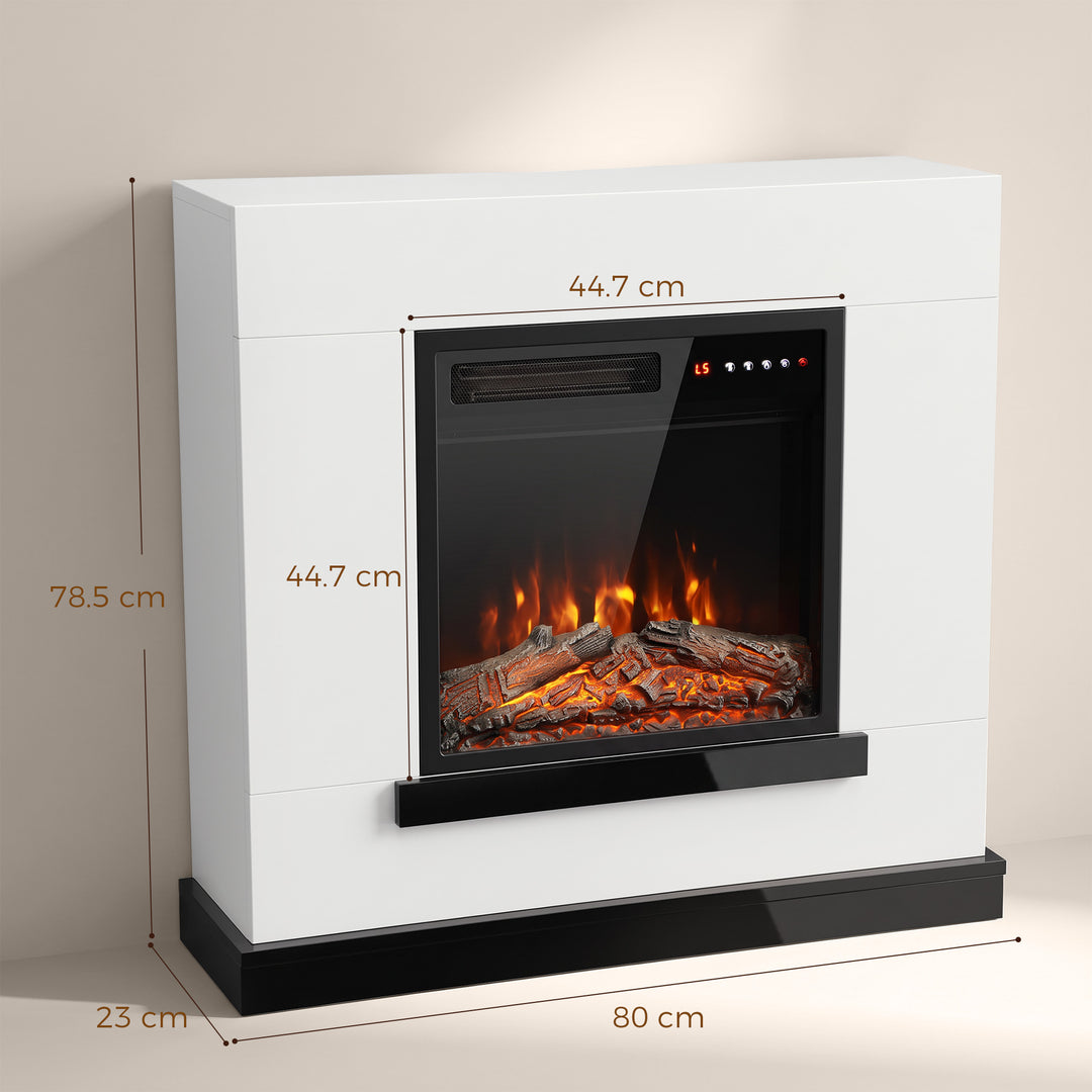 Freestanding Electric Fireplace Suite, Electric Fire and Surround - view 3