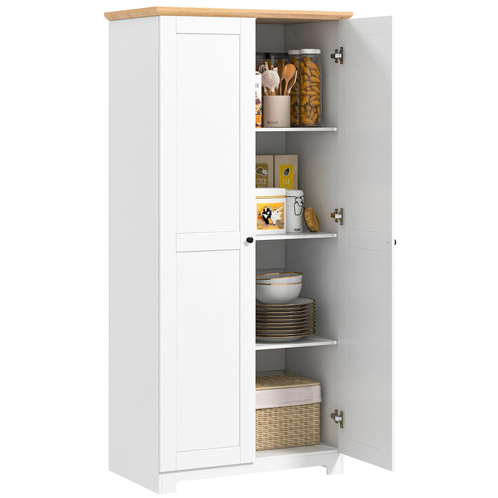 172cm Kitchen Cupboard, Freestanding Storage Cabinet with Doors and Sh