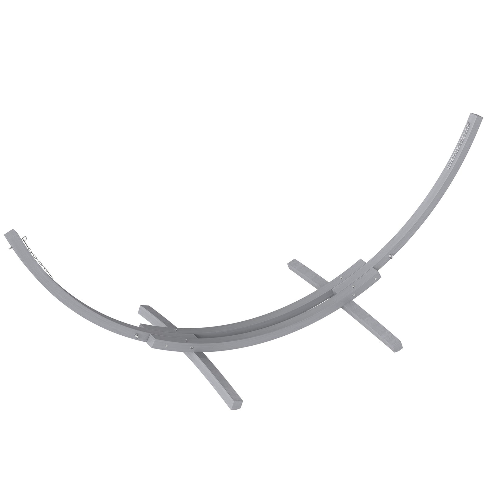 3.25m Wooden Hammock Stand Universal Fit Garden Picnic Camp Accessories, Grey