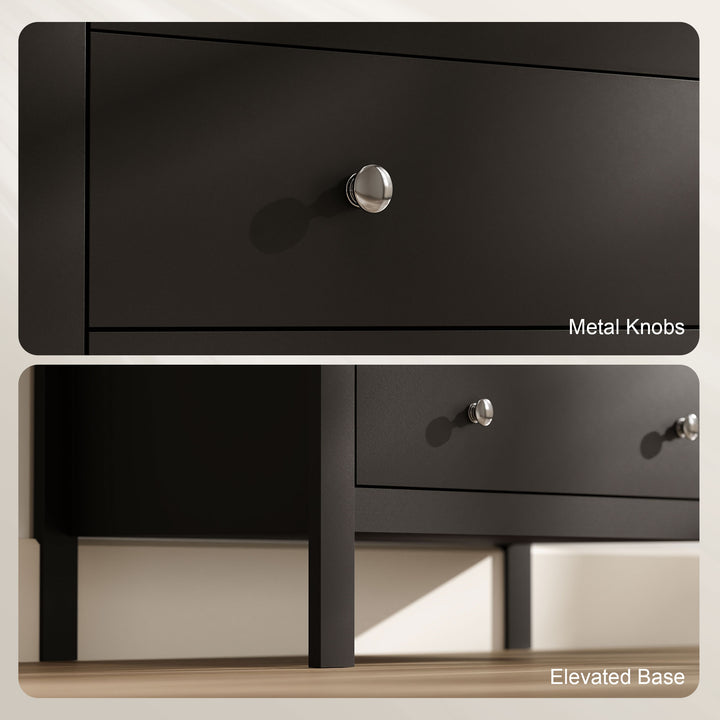 5 Drawer Dresser for Bedroom, Modern Chest of Drawers, Wide Storage Un