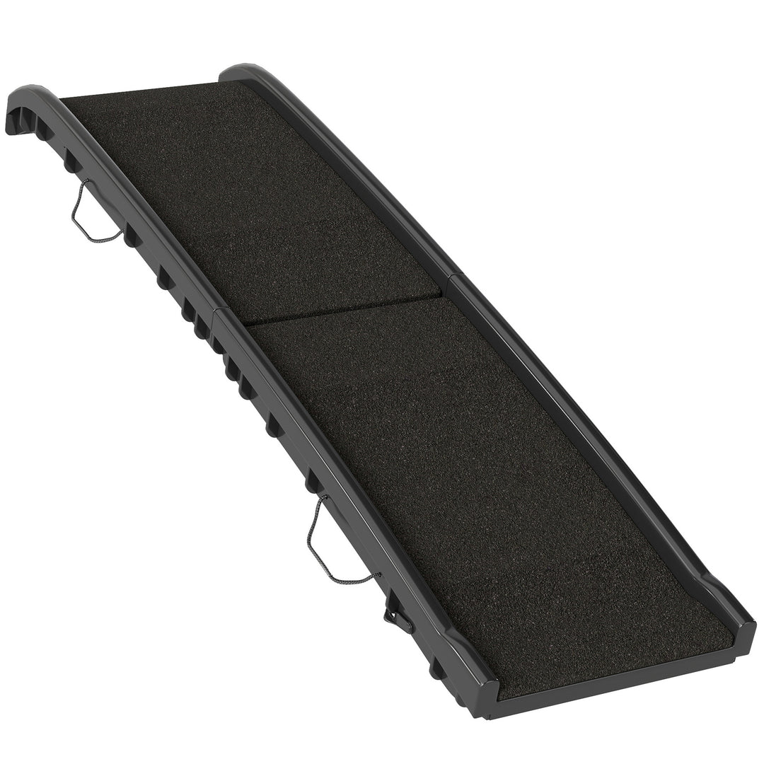 Foldable Dog Ramp with Frosted Anti-slip Surface, Portable &amp; Lightweig
