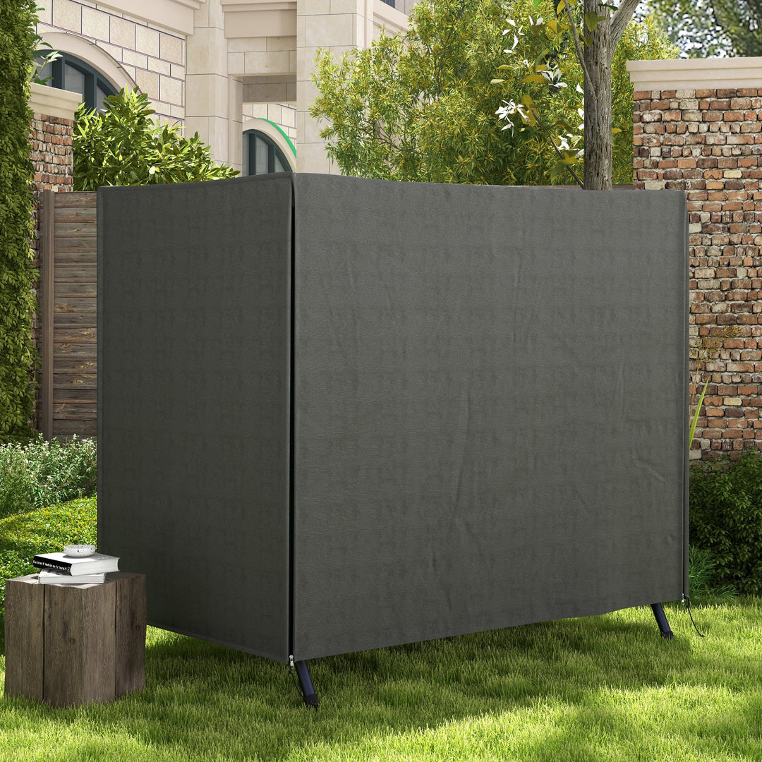 152 x 177cm Three-Seater Swing Chair Protective Cover Grey