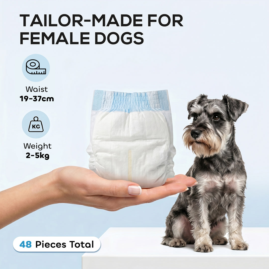 Disposable Dog Diapers Female for S Dogs Incontinence or Excitable Uri