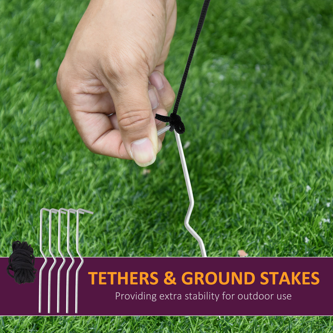 MCL 6FT 1.8m LED Halloween Inflatable Decoration Floating Ghost Scary Party Outdoors Yard Lawn