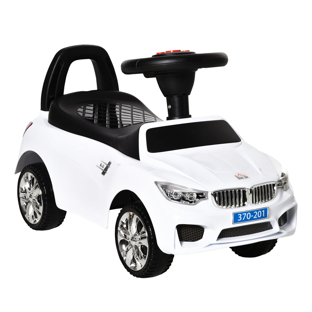 MCL Ride on Car Baby Toddler Walker Foot to Floor Sliding Car Slider White