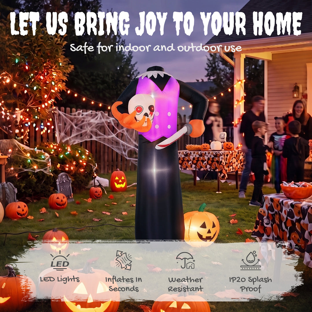 6 FT Halloween Inflatable Headless Skeleton, Blow Up Halloween Skeleto
