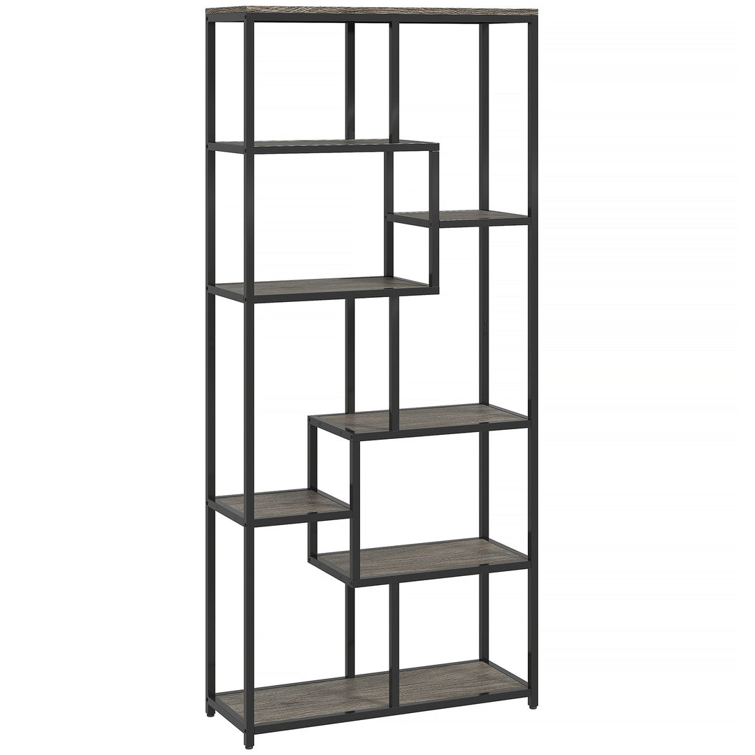HOMCOM Seven-Tier Geometric Bookcase - view 10