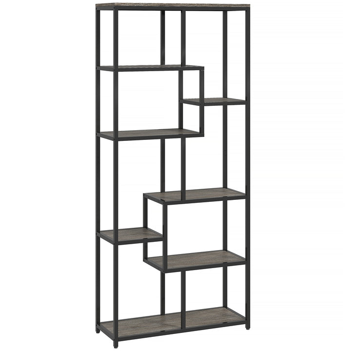 HOMCOM Seven-Tier Geometric Bookcase - view 10